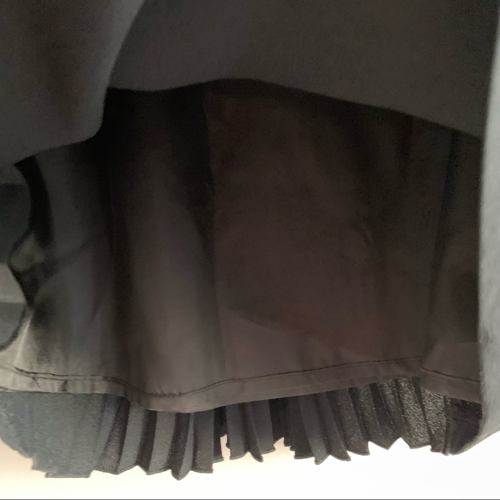 Bluemarine Pleated Front Jewel Knot Midi skirt Black - Picture 7 of 16